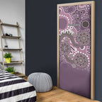 Personalised NAIDOC Week 50 Years Deadly Always Door Cover Pink Aboriginal Artwork Dot Painting