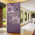 Personalised NAIDOC Week 50 Years Deadly Always Door Cover Pink Aboriginal Artwork Dot Painting