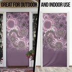 Personalised NAIDOC Week 50 Years Deadly Always Door Cover Pink Aboriginal Artwork Dot Painting