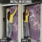 Personalised NAIDOC Week 50 Years Deadly Always Door Cover Pink Aboriginal Artwork Dot Painting