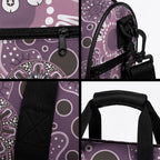 Personalised NAIDOC Week 50 Years Deadly Always Duffle Bag Pink Aboriginal Artwork Dot Painting
