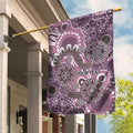 Personalised NAIDOC Week 50 Years Deadly Always Garden Flag Pink Aboriginal Artwork Dot Painting