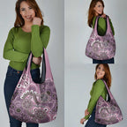 Personalised NAIDOC Week 50 Years Deadly Always Grocery Bag Pink Aboriginal Artwork Dot Painting