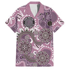 Personalised NAIDOC Week 50 Years Deadly Always Hawaiian Shirt Pink Aboriginal Artwork Dot Painting