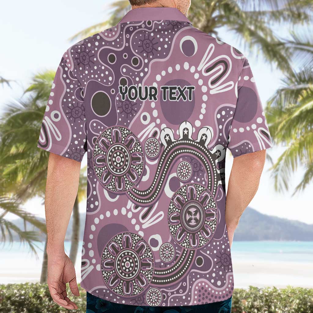 Personalised NAIDOC Week 50 Years Deadly Always Hawaiian Shirt Pink Aboriginal Artwork Dot Painting
