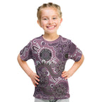 Personalised NAIDOC Week 50 Years Deadly Always Kid T Shirt Pink Aboriginal Artwork Dot Painting