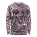 Personalised NAIDOC Week 50 Years Deadly Always Long Sleeve Shirt Pink Aboriginal Artwork Dot Painting