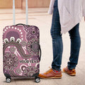 Personalised NAIDOC Week 50 Years Deadly Always Luggage Cover Pink Aboriginal Artwork Dot Painting