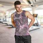 Personalised NAIDOC Week 50 Years Deadly Always Men Tank Top Pink Aboriginal Artwork Dot Painting