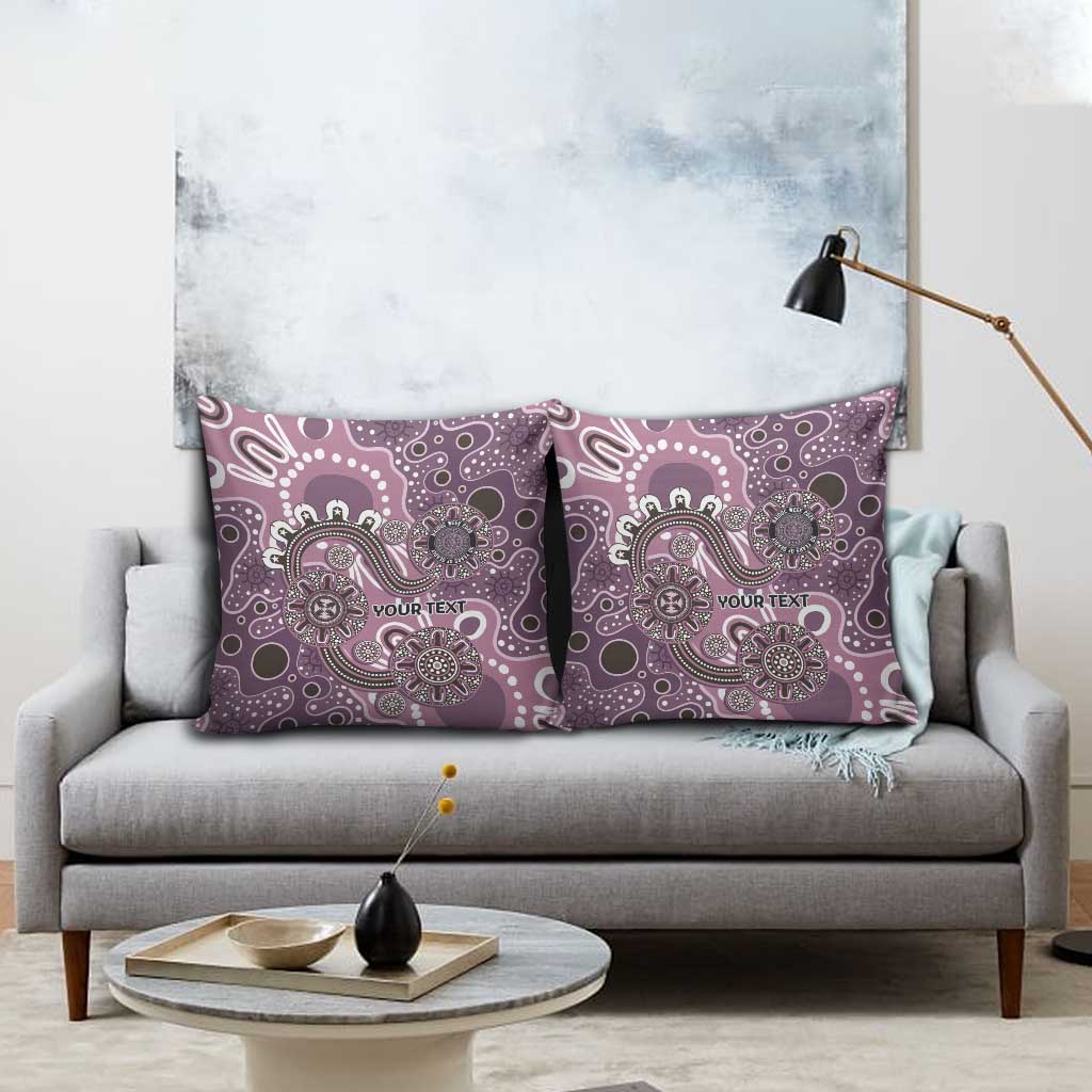 Personalised NAIDOC Week 50 Years Deadly Always Pillow Cover Pink Aboriginal Artwork Dot Painting