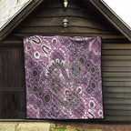 Personalised NAIDOC Week 50 Years Deadly Always Quilt Pink Aboriginal Artwork Dot Painting