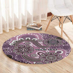Personalised NAIDOC Week 50 Years Deadly Always Round Carpet Pink Aboriginal Artwork Dot Painting