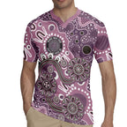 Personalised NAIDOC Week 50 Years Deadly Always Rugby Jersey Pink Aboriginal Artwork Dot Painting