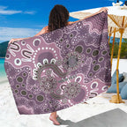 Personalised NAIDOC Week 50 Years Deadly Always Sarong Pink Aboriginal Artwork Dot Painting