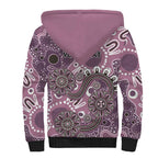 Personalised NAIDOC Week 50 Years Deadly Always Sherpa Hoodie Pink Aboriginal Artwork Dot Painting