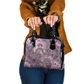 Personalised NAIDOC Week 50 Years Deadly Always Shoulder Handbag Pink Aboriginal Artwork Dot Painting