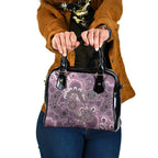 Personalised NAIDOC Week 50 Years Deadly Always Shoulder Handbag Pink Aboriginal Artwork Dot Painting