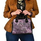 Personalised NAIDOC Week 50 Years Deadly Always Shoulder Handbag Pink Aboriginal Artwork Dot Painting
