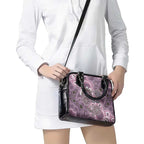 Personalised NAIDOC Week 50 Years Deadly Always Shoulder Handbag Pink Aboriginal Artwork Dot Painting