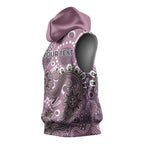 Personalised NAIDOC Week 50 Years Deadly Always Sleeveless Hoodie Pink Aboriginal Artwork Dot Painting