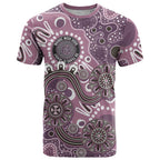 Personalised NAIDOC Week 50 Years Deadly Always T Shirt Pink Aboriginal Artwork Dot Painting