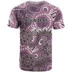 Personalised NAIDOC Week 50 Years Deadly Always T Shirt Pink Aboriginal Artwork Dot Painting