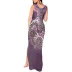 Personalised NAIDOC Week 50 Years Deadly Always Tank Maxi Dress Pink Aboriginal Artwork Dot Painting
