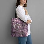 Personalised NAIDOC Week 50 Years Deadly Always Tote Bag Pink Aboriginal Artwork Dot Painting