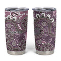 Personalised NAIDOC Week 50 Years Deadly Always Tumbler Cup Pink Aboriginal Artwork Dot Painting