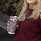 Personalised NAIDOC Week 50 Years Deadly Always Tumbler Cup Pink Aboriginal Artwork Dot Painting