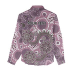 Personalised NAIDOC Week 50 Years Deadly Always Women Casual Shirt Pink Aboriginal Artwork Dot Painting