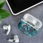 Personalised NAIDOC Week 50 Years Deadly Always AirPods Case Teal Aboriginal Artwork Dot Painting