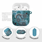 Personalised NAIDOC Week 50 Years Deadly Always AirPods Case Teal Aboriginal Artwork Dot Painting