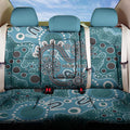 Personalised NAIDOC Week 50 Years Deadly Always Back Car Seat Cover Teal Aboriginal Artwork Dot Painting