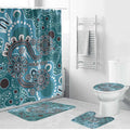 Personalised NAIDOC Week 50 Years Deadly Always Bathroom Set Teal Aboriginal Artwork Dot Painting
