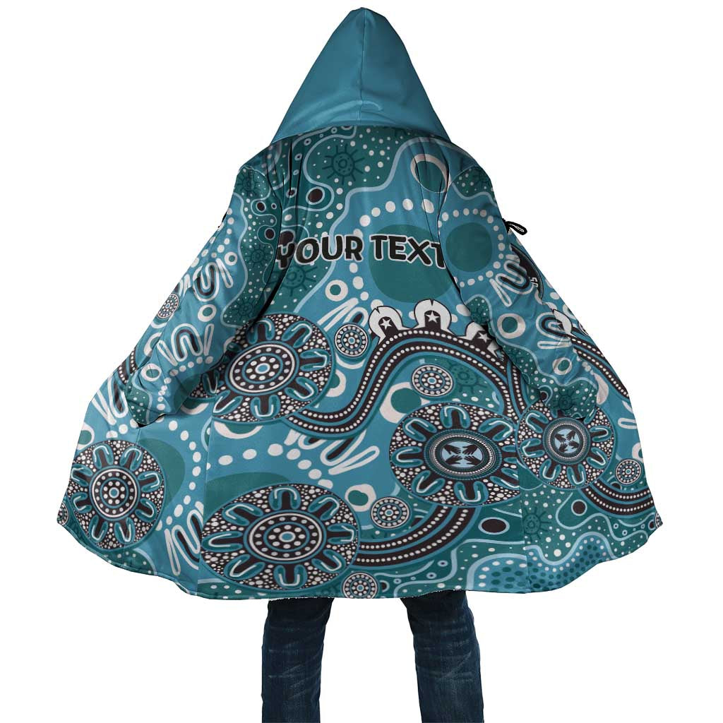 Personalised NAIDOC Week 50 Years Deadly Always Cloak Teal Aboriginal Artwork Dot Painting