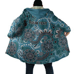 Personalised NAIDOC Week 50 Years Deadly Always Cloak Teal Aboriginal Artwork Dot Painting