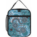 Personalised NAIDOC Week 50 Years Deadly Always Lunch Bag Teal Aboriginal Artwork Dot Painting