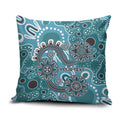 Personalised NAIDOC Week 50 Years Deadly Always Pillow Cover Teal Aboriginal Artwork Dot Painting