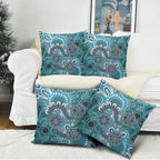 Personalised NAIDOC Week 50 Years Deadly Always Pillow Cover Teal Aboriginal Artwork Dot Painting