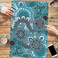 Personalised NAIDOC Week 50 Years Deadly Always Puzzle Teal Aboriginal Artwork Dot Painting