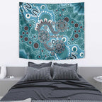 Personalised NAIDOC Week 50 Years Deadly Always Tapestry Teal Aboriginal Artwork Dot Painting