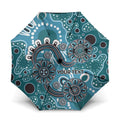 Personalised NAIDOC Week 50 Years Deadly Always Umbrella Teal Aboriginal Artwork Dot Painting
