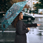 Personalised NAIDOC Week 50 Years Deadly Always Umbrella Teal Aboriginal Artwork Dot Painting