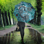Personalised NAIDOC Week 50 Years Deadly Always Umbrella Teal Aboriginal Artwork Dot Painting