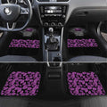 ANZAC Day Remembrance Car Mats Purple Poppy We Will Remember Them