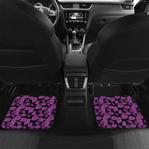 ANZAC Day Remembrance Car Mats Purple Poppy We Will Remember Them