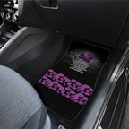 ANZAC Day Remembrance Car Mats Purple Poppy We Will Remember Them
