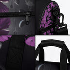 ANZAC Day Remembrance Duffle Bag Purple Poppy We Will Remember Them