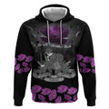 ANZAC Day Remembrance Hoodie Purple Poppy We Will Remember Them